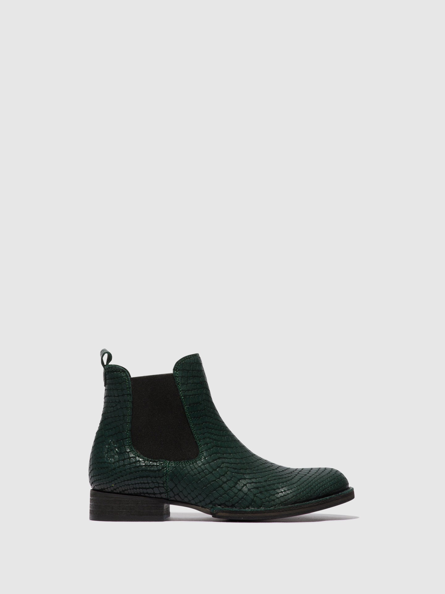 Fly London Chelsea Ankle Boots RINO046FLY CROCO GREEN FOREST